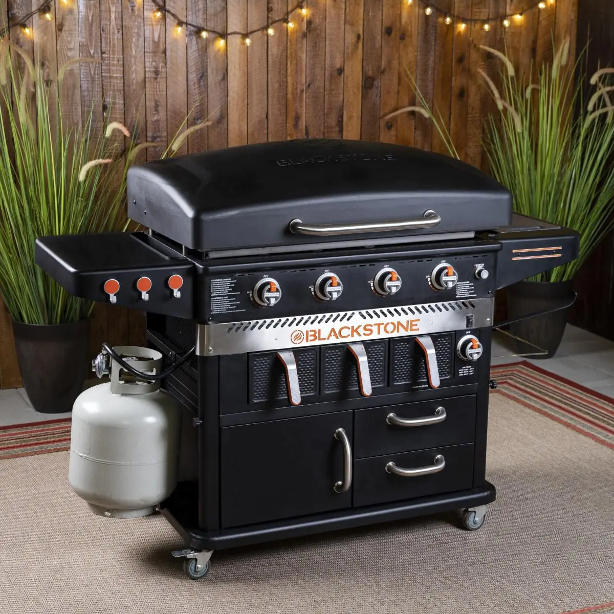 Four à air chaud et friteuse Blackstone à 4 brûleurs - 91 cm