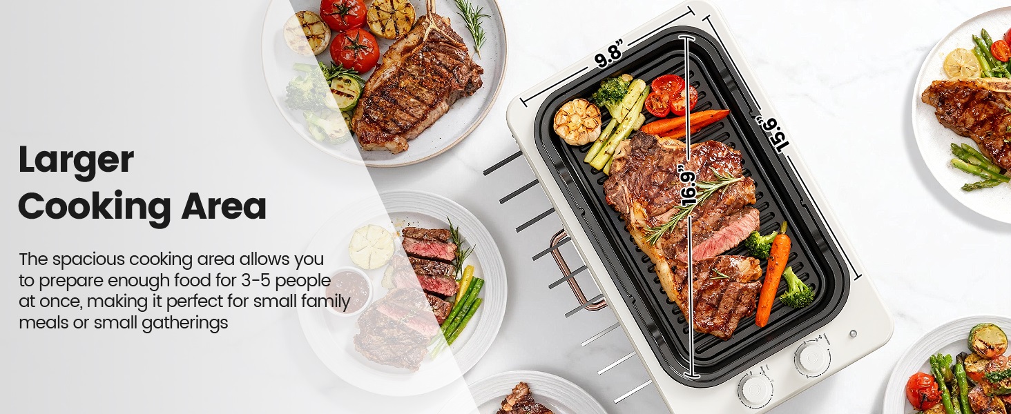 Indoor Smokeless Electric Grill