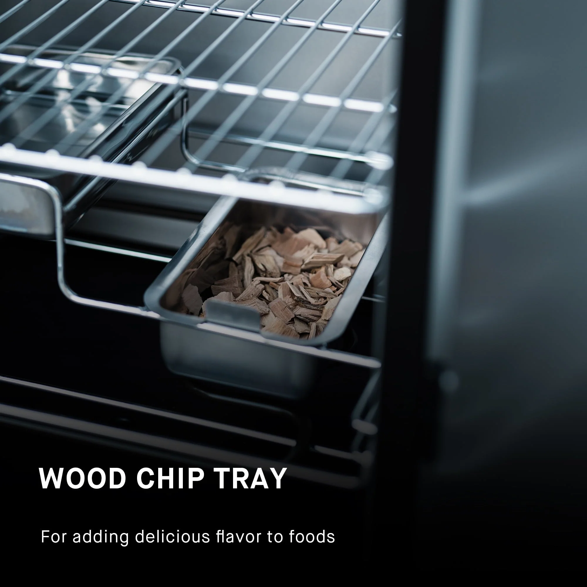 30-inch Analog Electric Smoker in Black - Image 4