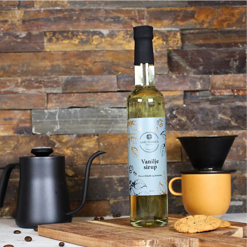 Kaffesirup med vanilje 350 ml