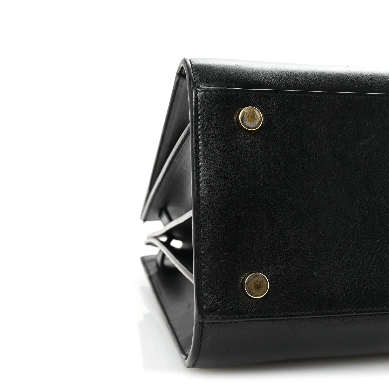 Calfskin Small Sac De Jour Black