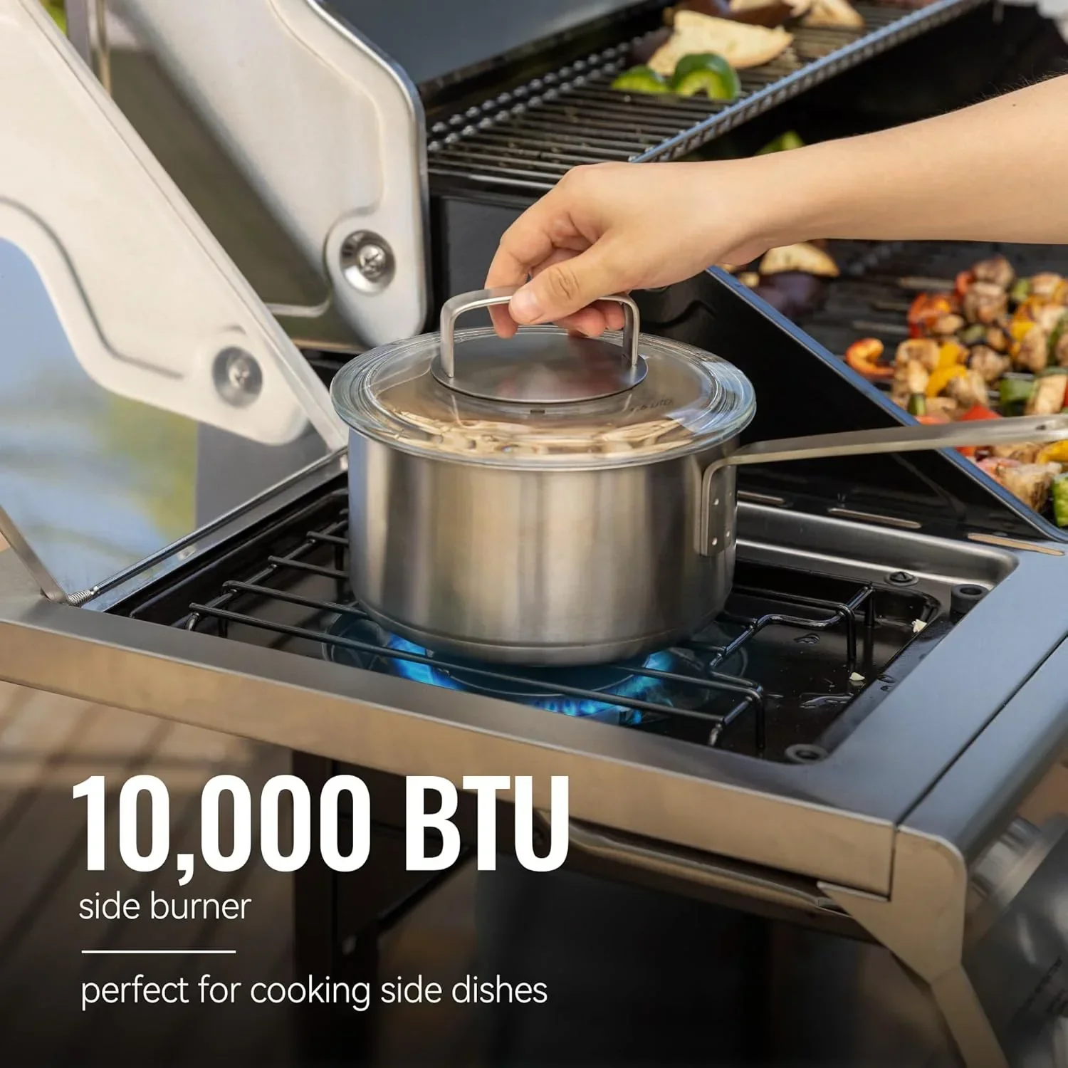 Barbecue à gaz propane Royal Gourmet GA5401T à 5 brûleurs avec brûleur de saisie et brûleur latéral en acier inoxydable