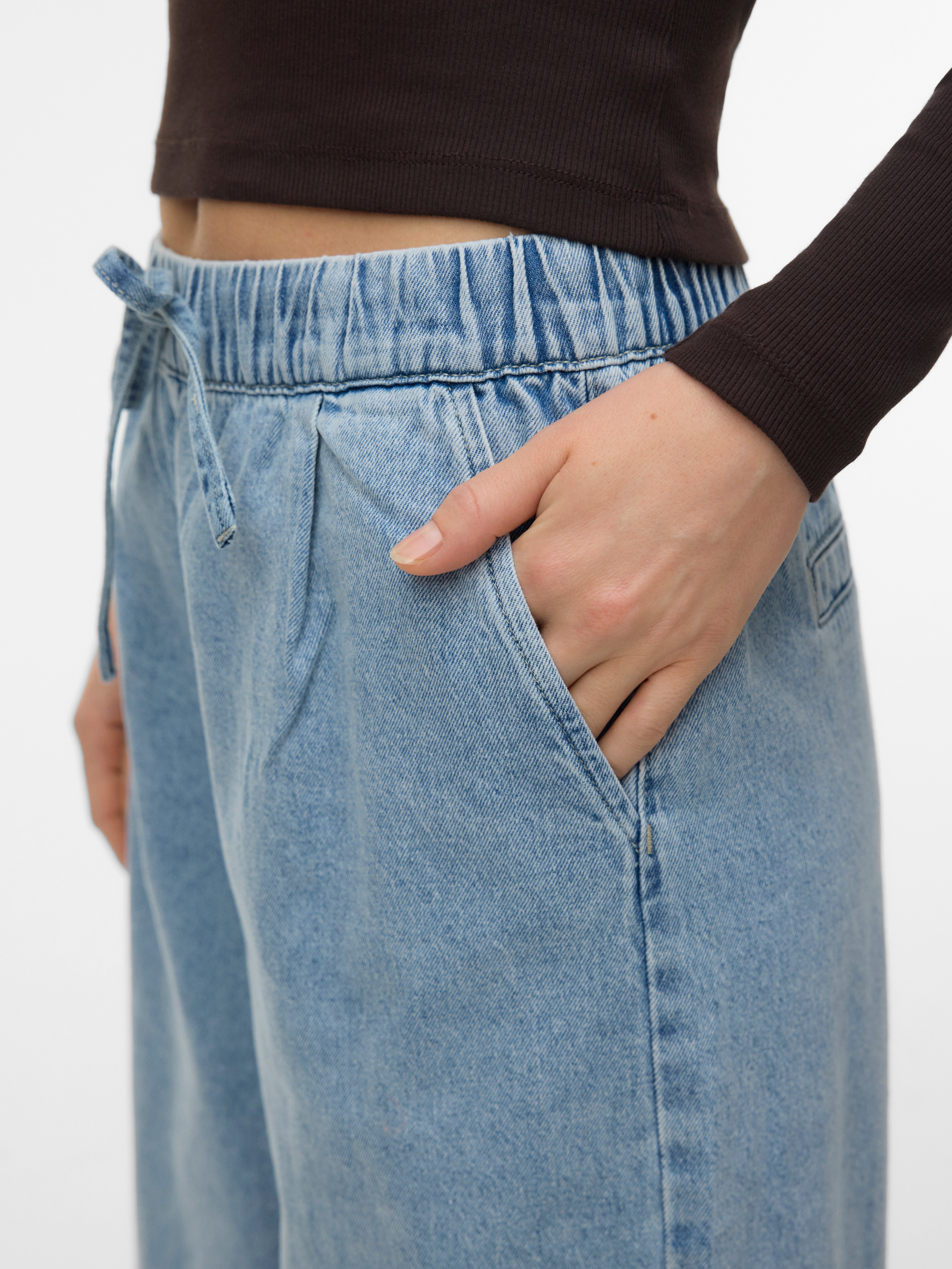 VERO MODA® VMVALERIA Mid rise Wide Leg Fit Jeans
