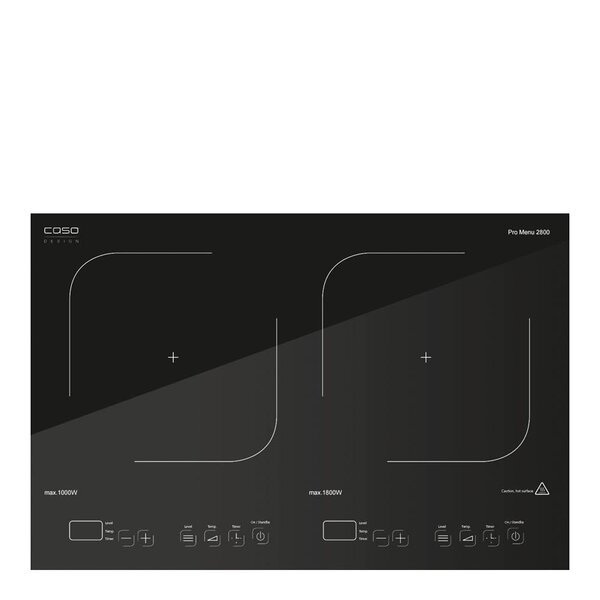 Pro Menu 2800 dobbel induksjonsplate 36x60,5 cm svart