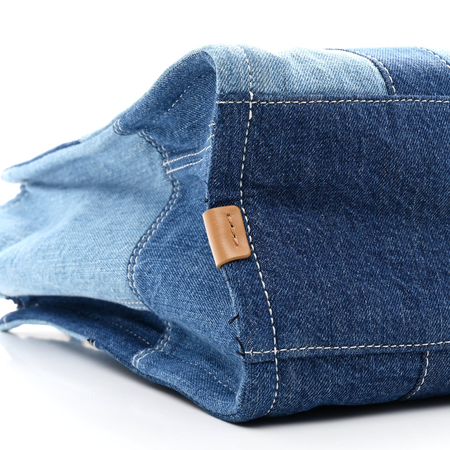 Denim Canvas Large The Tote Bag Blue