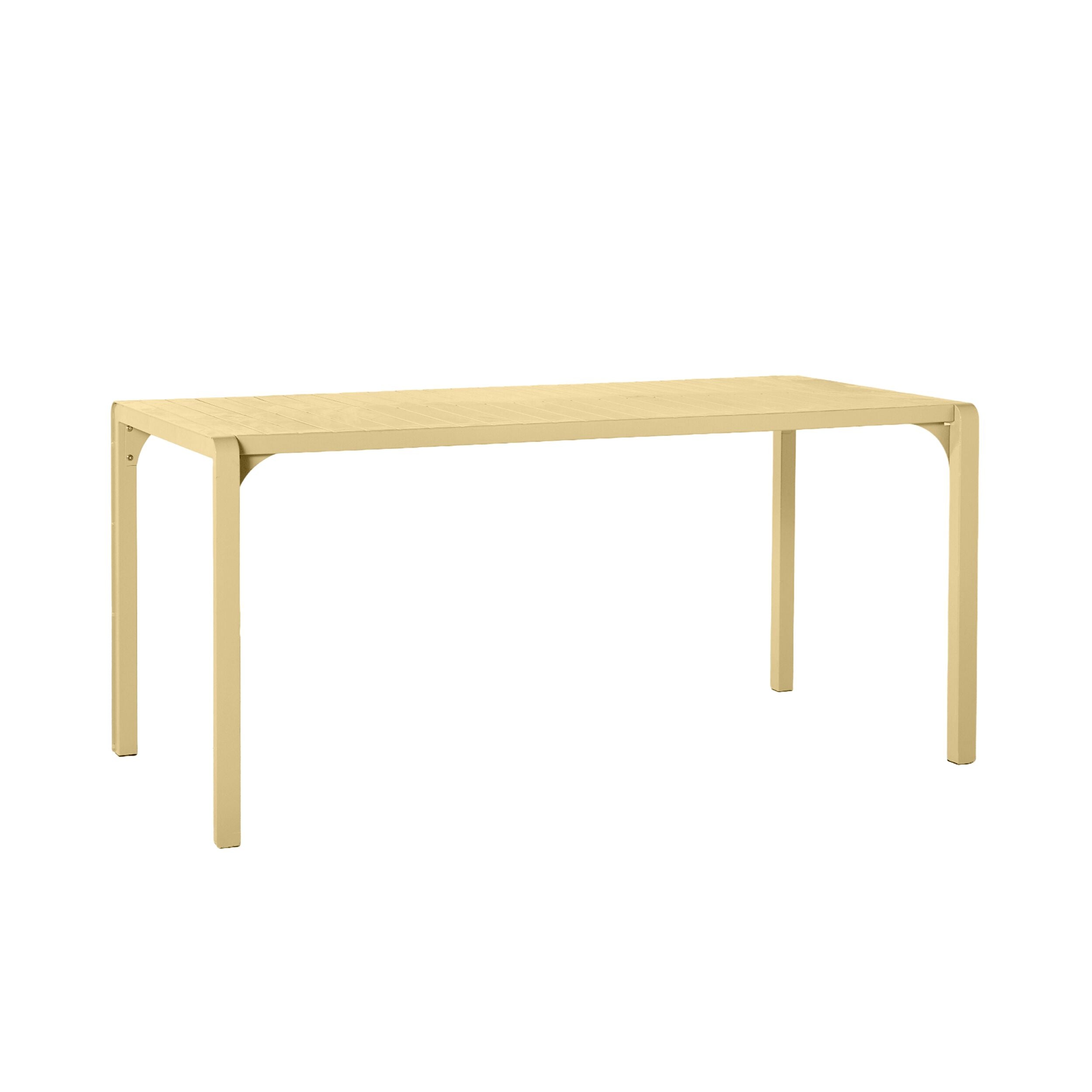 Kace Dining Table 165cm Butter Yellow