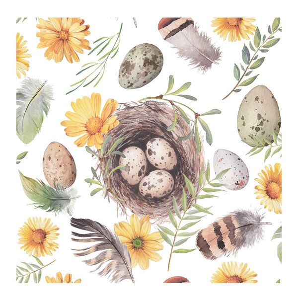 Serviett 33x33 cm 20 stk Bird Nest