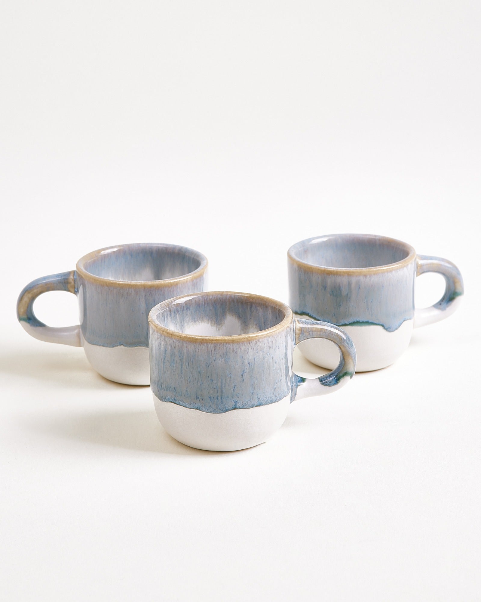 COIMBRA - ESPRESSO MUG GRAY-BLUE SET OF 4