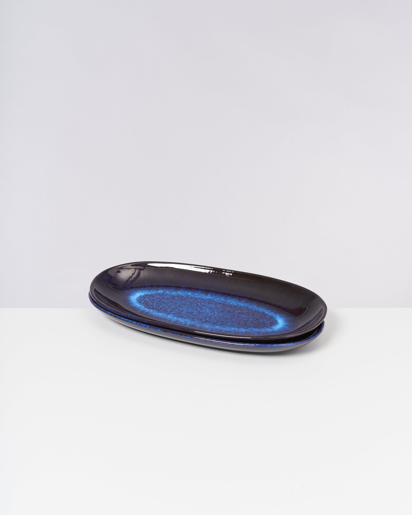 MELIDES - SERVING PLATTER L DEEPSEABLUE