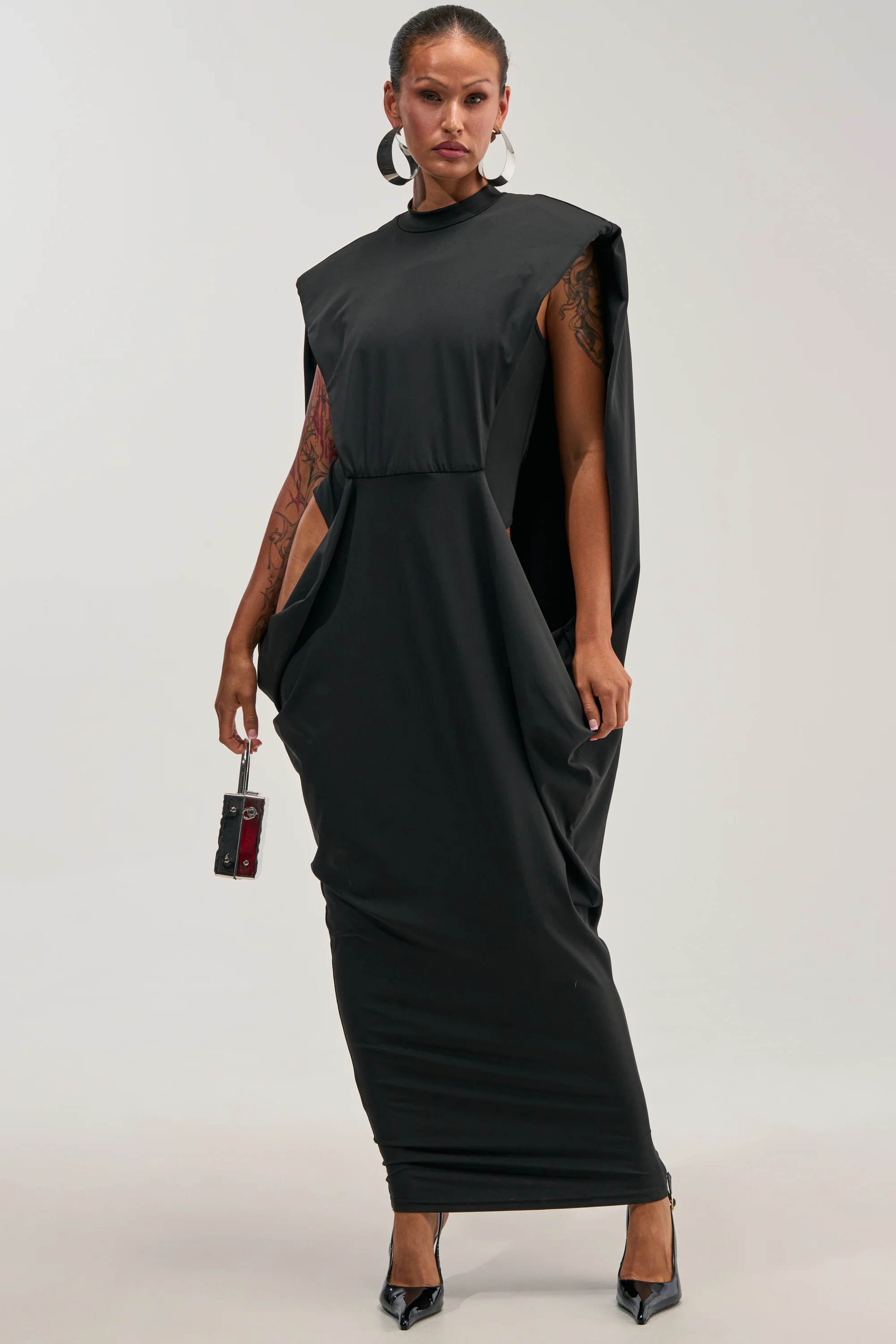 SWEET TALKER CAPE MAXI DRESS - Akira Store