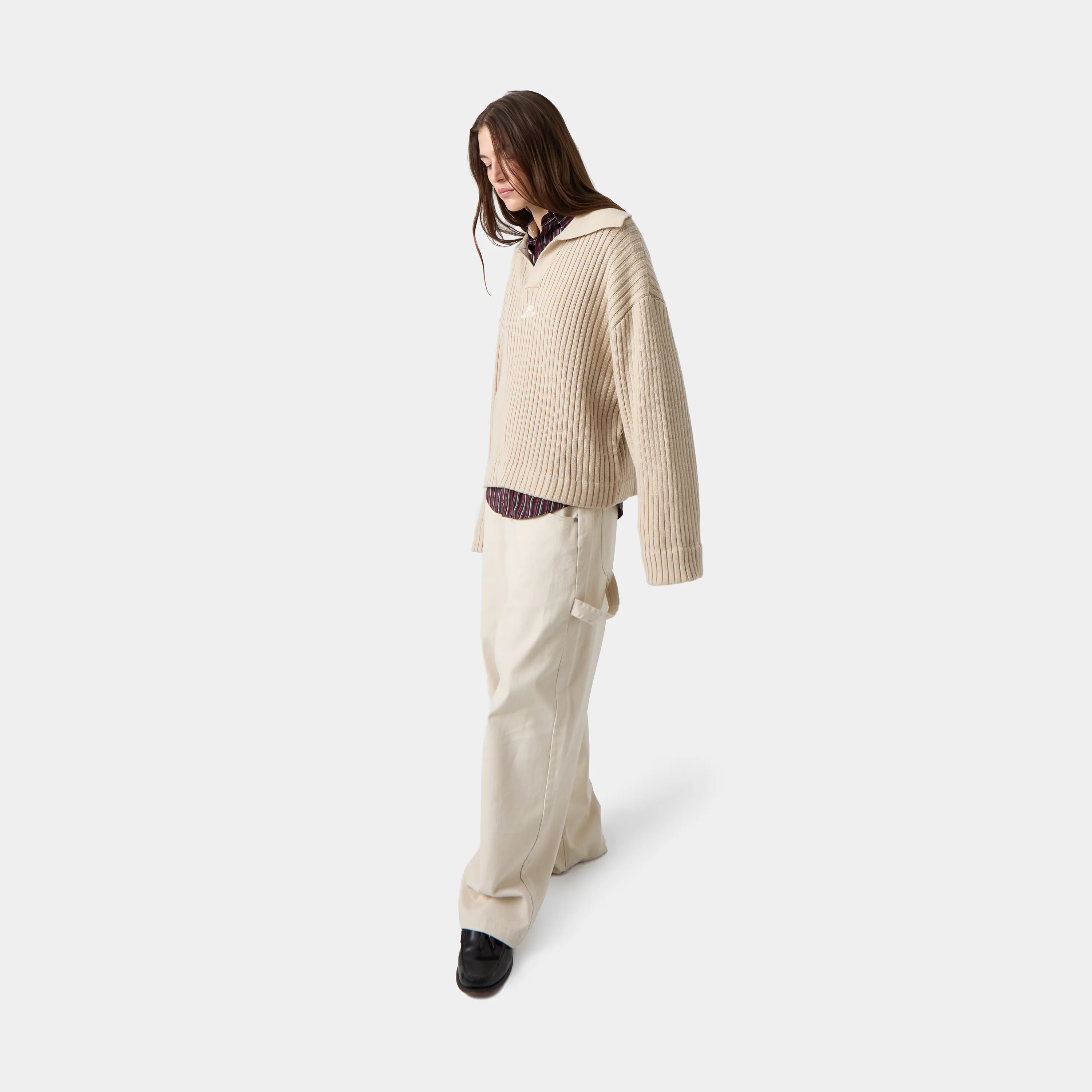 Swan Baggy Knit Sweater