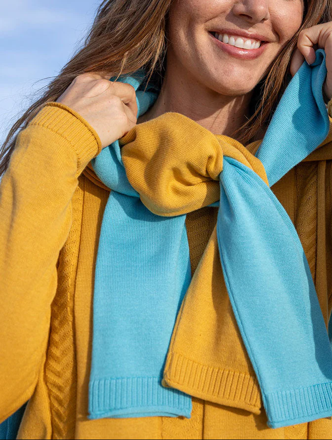 Pull femme maille jersey jaune