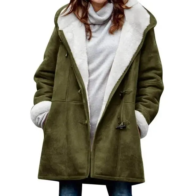 Sophie Paris | Veste à capuche doublée polaire Cozy