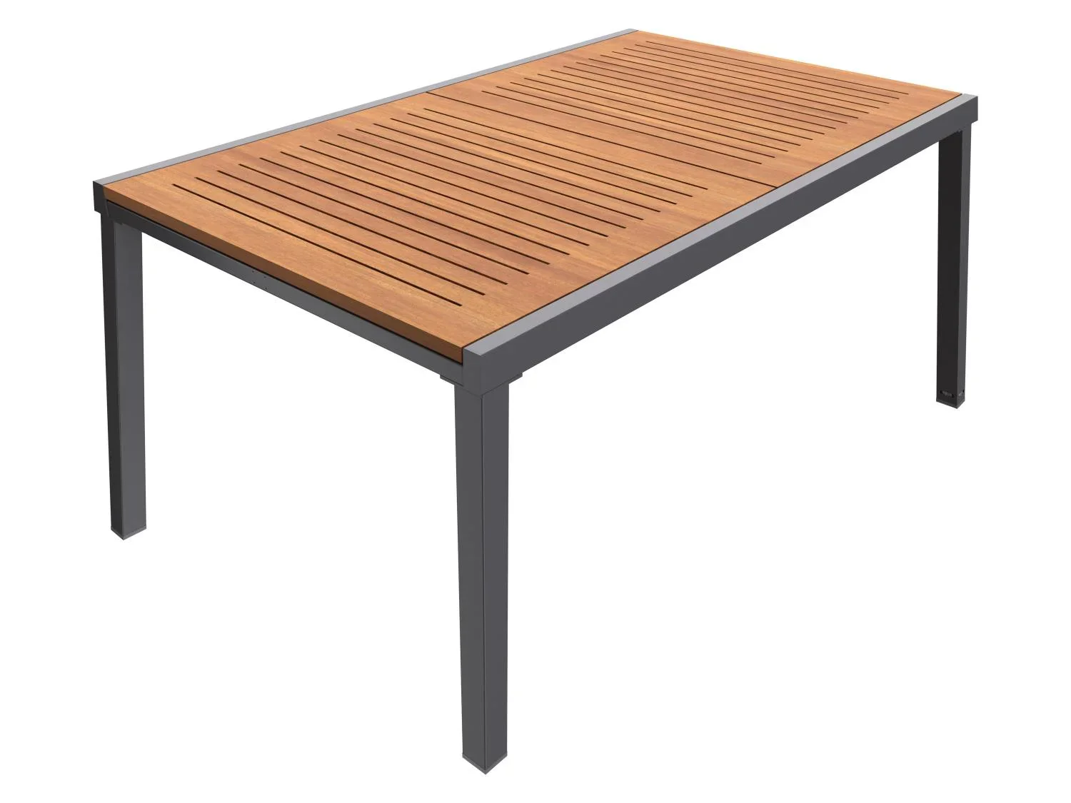 LIVARNO home Ensemble en rsine tresse  Valencia , 5 pices - table extensible & 4 fauteuils pliants