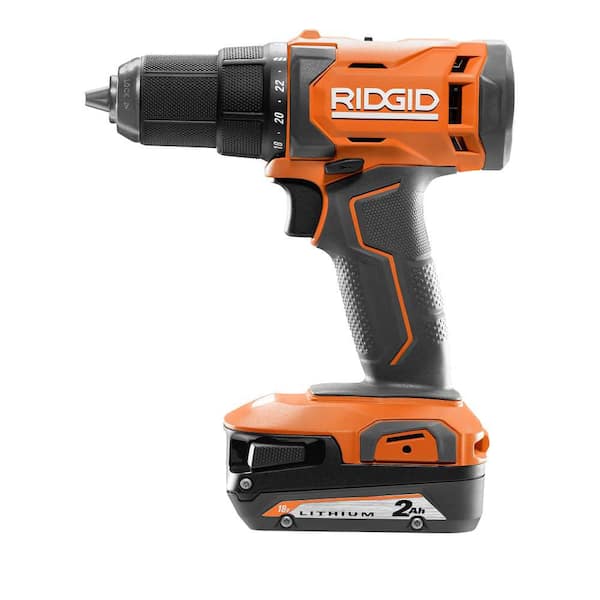 18V Cordless 2 Tool Combo Kit with 1/2 in Drill/Driver, 1/4 in Impact Driver, (2) 2 0 Ah Batteries, Charger, and Bag Image 5