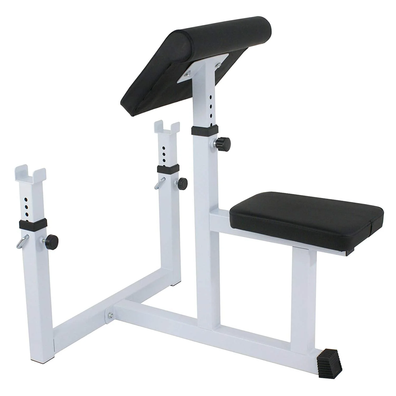 ZENSTYLE Arm Curl Weight Bench Seated Preacher Isolated Dumbbell Biceps 550 lb Arm Rest Adjustable