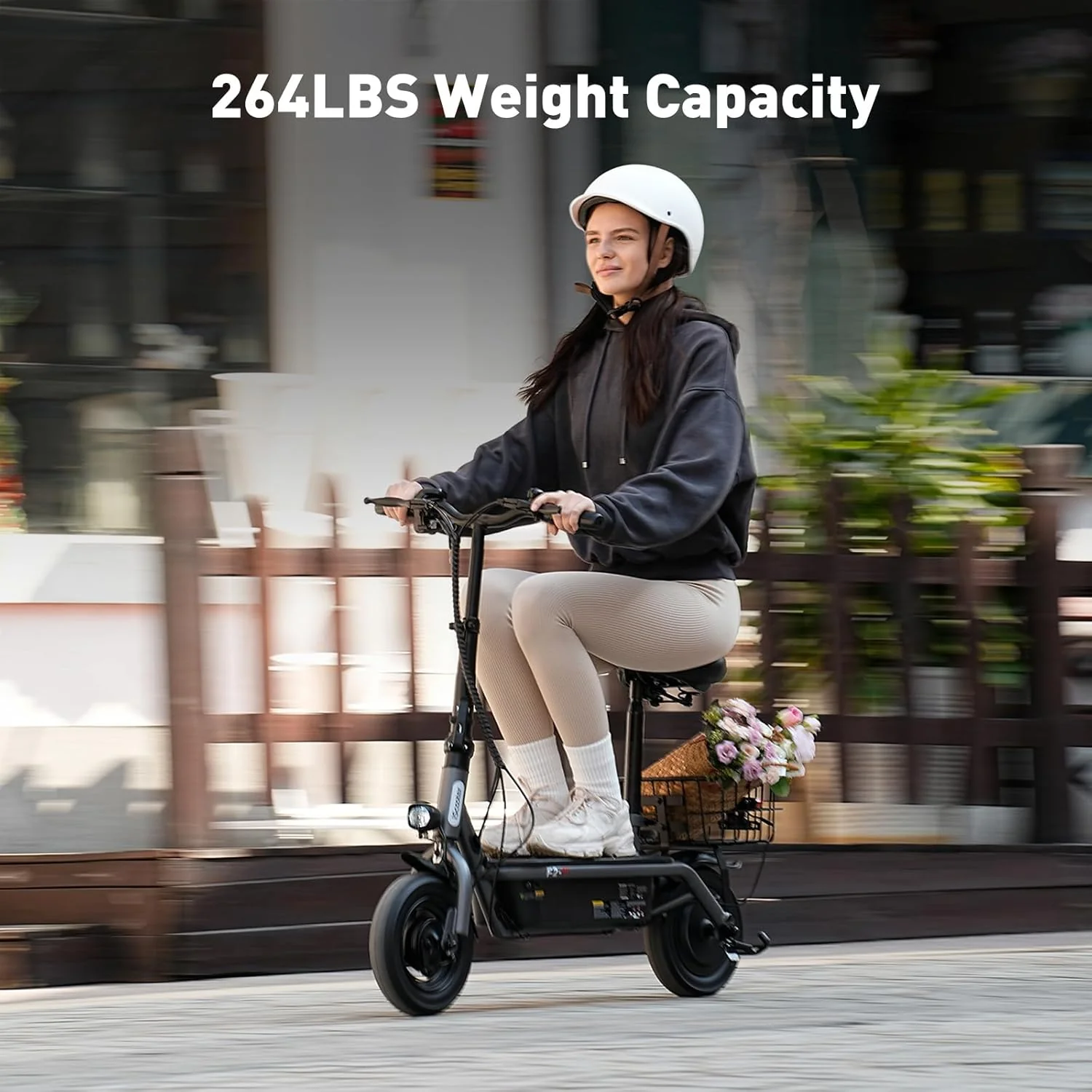 Trottinette électrique iScooter avec siège, autonomie de 60/34 km, vitesse maximale de 45/30/25 km/h, double suspension et panier