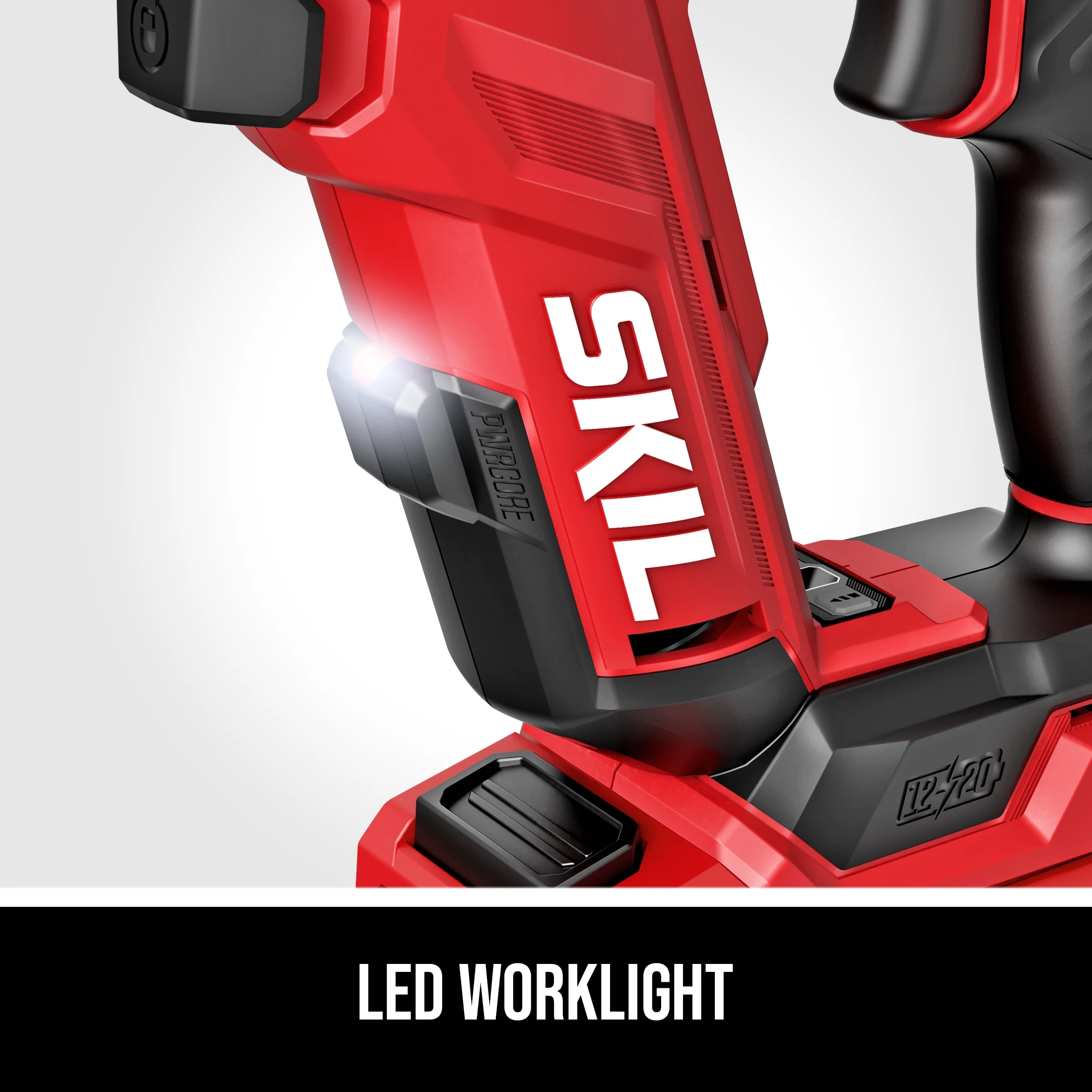 DL6300D-12 Brushless 12V/20V Flip Drill 20V Kit, Torque Adjustment and Display with 2.0Ah Battery and Charger - Image 6