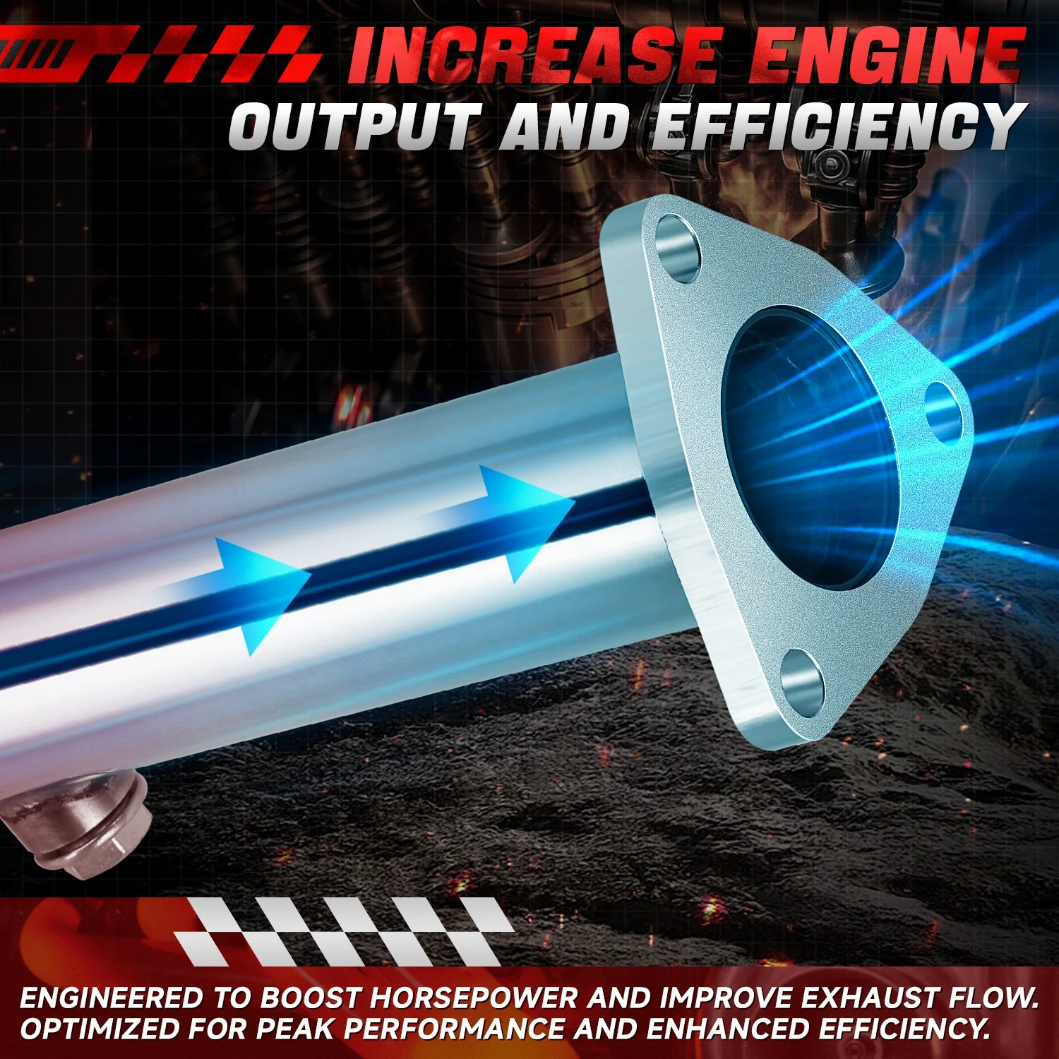 4-2-1 Long Tube Exhaust Manifold Header for 2006-2011 Honda CIvic SI FA5 FG2 - Image 3