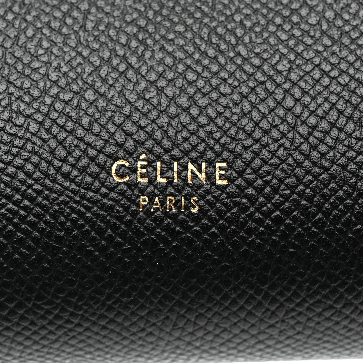 Grained Calfskin Nano Belt Bag Black