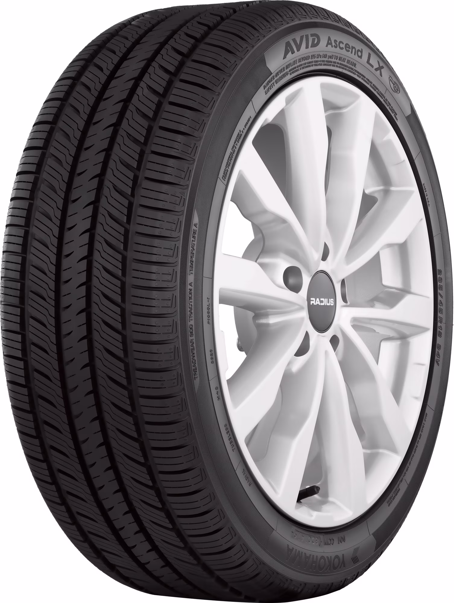 Set of 2 Yokohama Avid Ascend LX 215/60R16 95H Tires 2156016 215 60 16