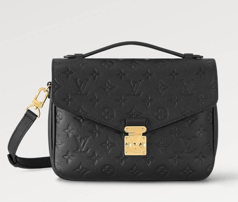 Louis Vuitton バッグ《Metis》ブラック レザー モノグラム 直営  M41487