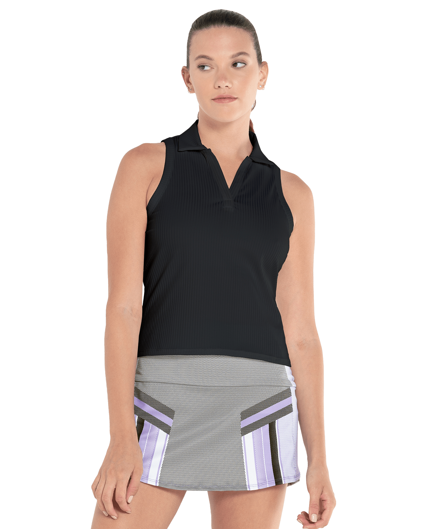 SLEEVELESS RIB POLO - K-Swiss Shoes