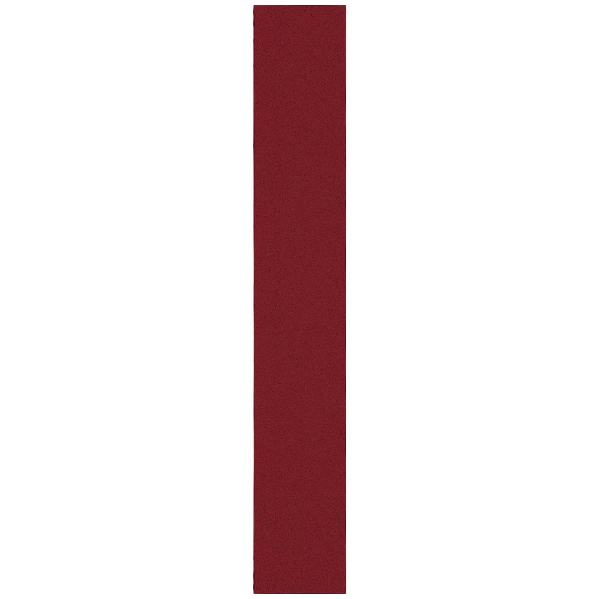 Ottomanson Ottohome Solid Runner Rug, Red, 1'10 inch x 12'