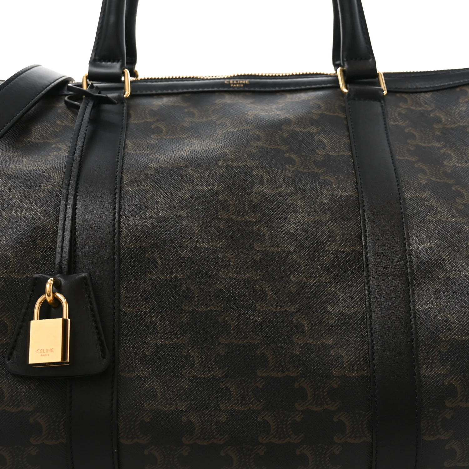 Triomphe Canvas Medium Voyage Duffle Black
