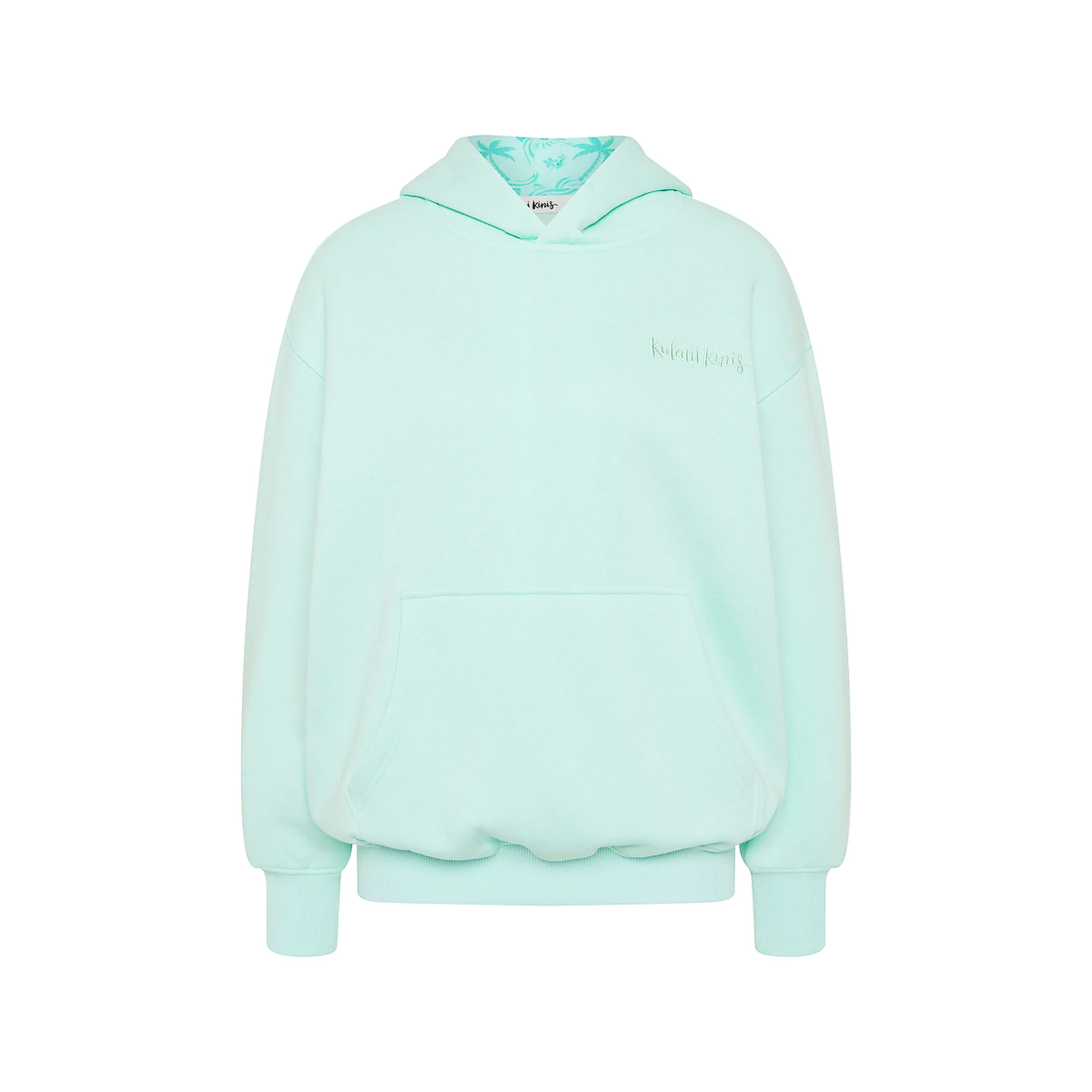 Embroidered Hoodie - Jelly Mint