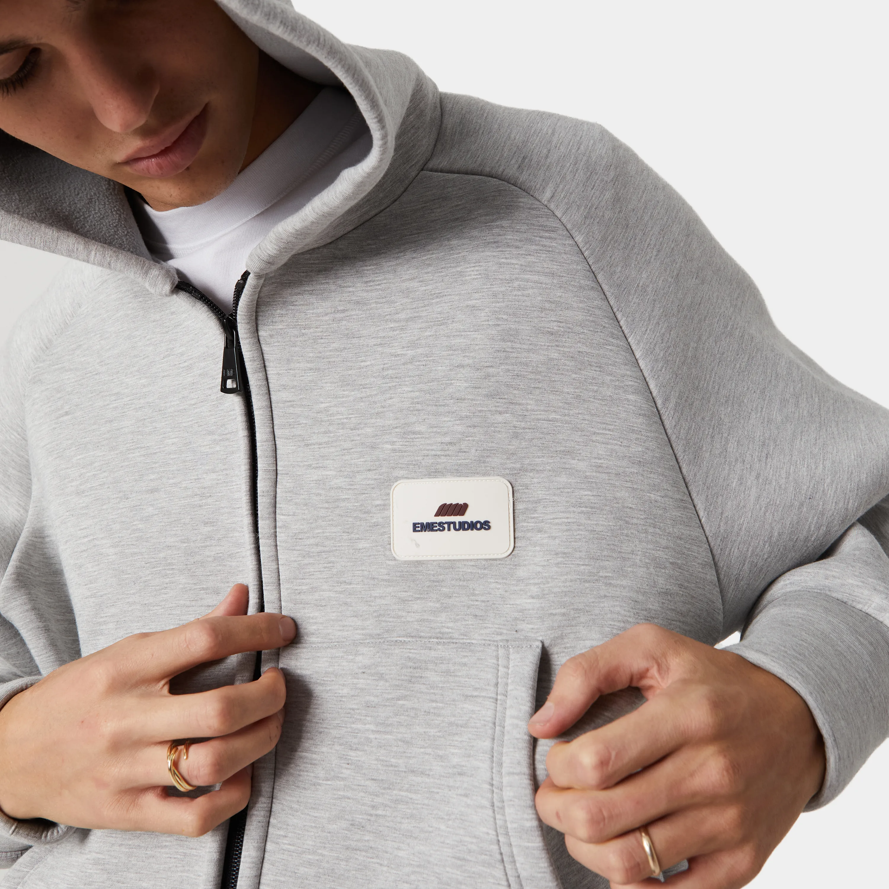Groovy Heather Grey Neoprene Jacket
