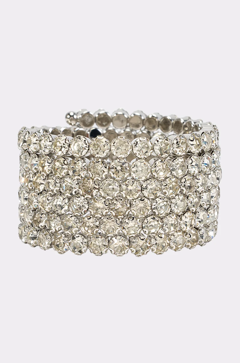 CRYSTAL WRAP AROUND CUFF - Akira Store