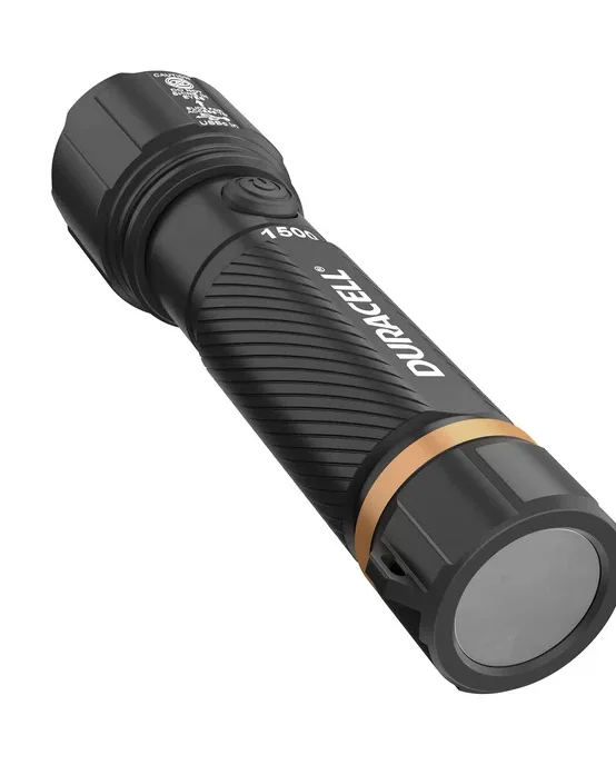 Duracell Hybrid Flashlight, 1500 Lumens, 4 - Count