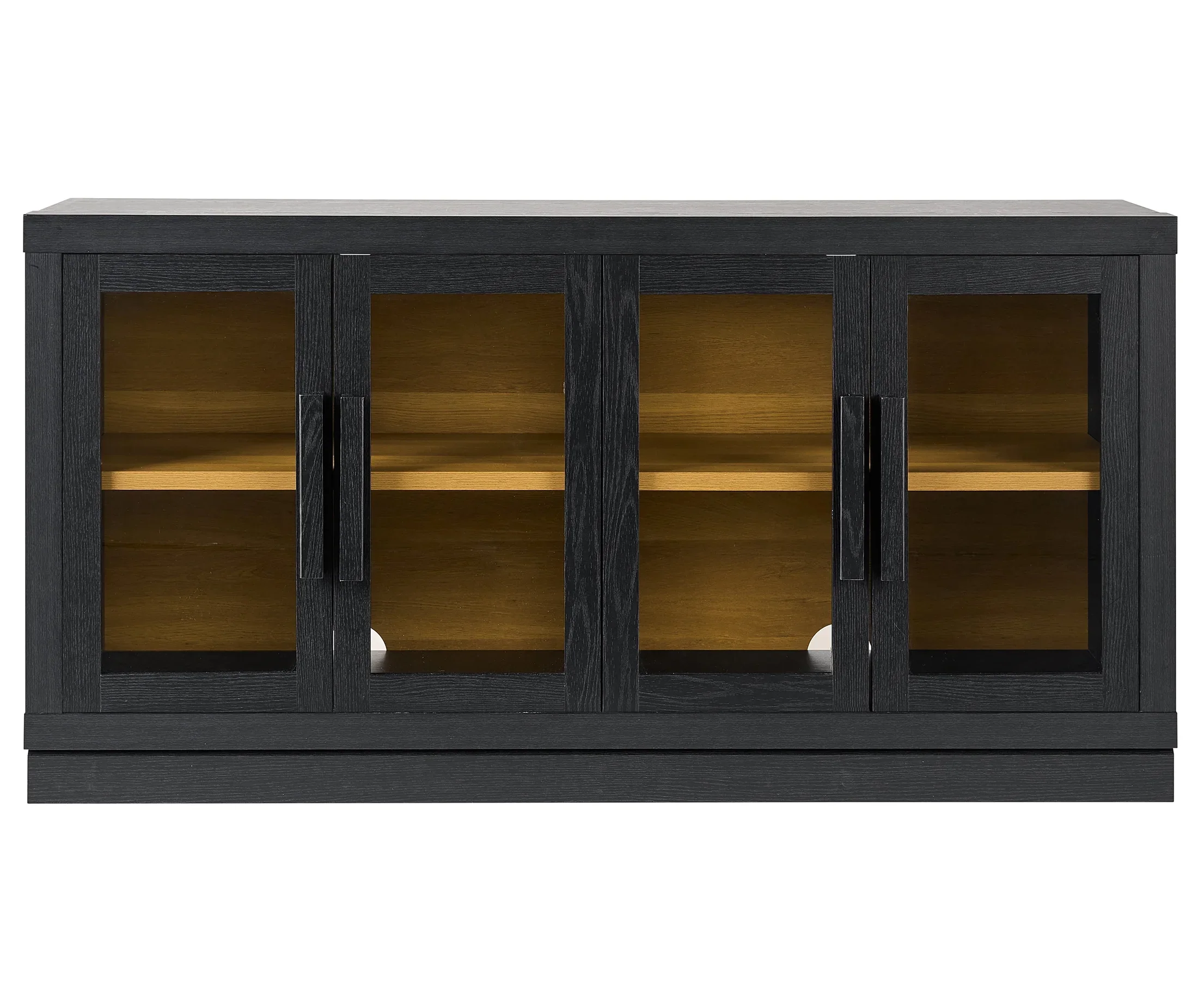 Better Homes & Gardens Ezra TV Stand for TV's up to 70, Light Honey finish