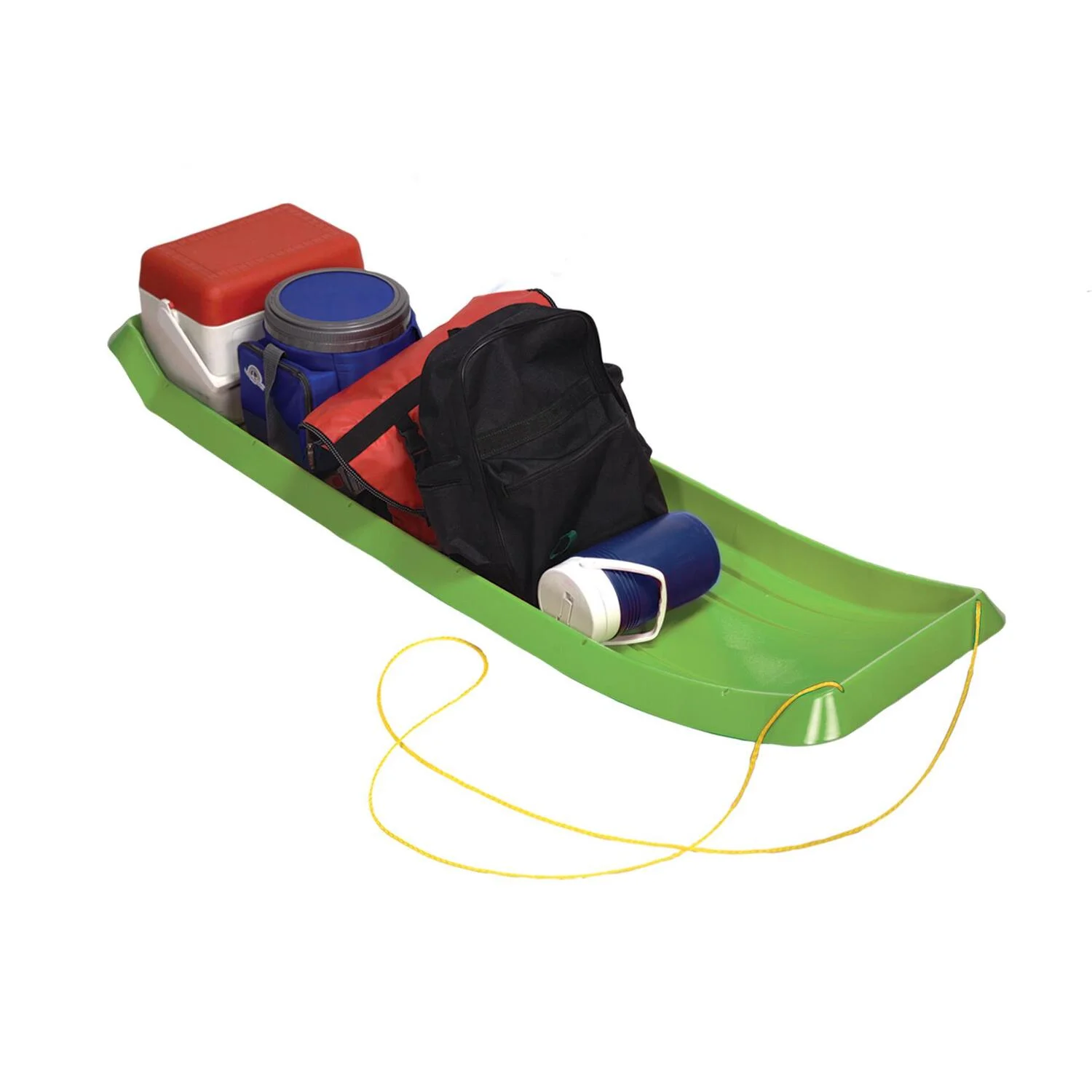 66" Family Fun Toboggan Four Rider Sled Lime 1136-Color:Lime(Lime) - Image 3