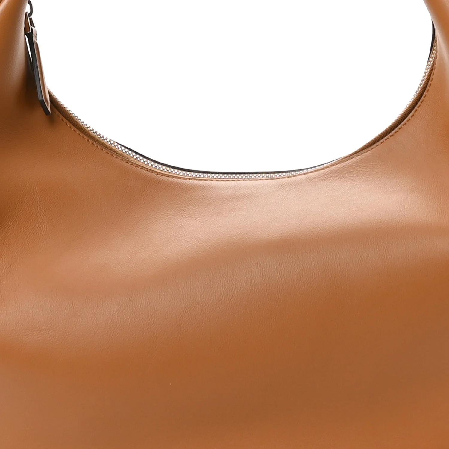 Vitello Grace Matte Medium Fendigraphy Hobo Bag Caramello