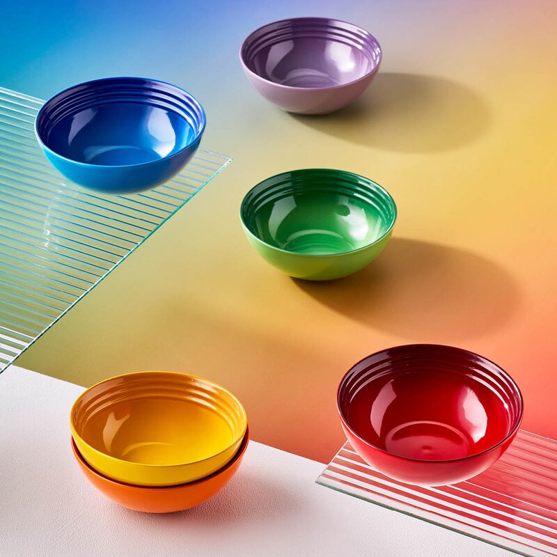 Rainbow dyp tallerken 16 cm 6 stk