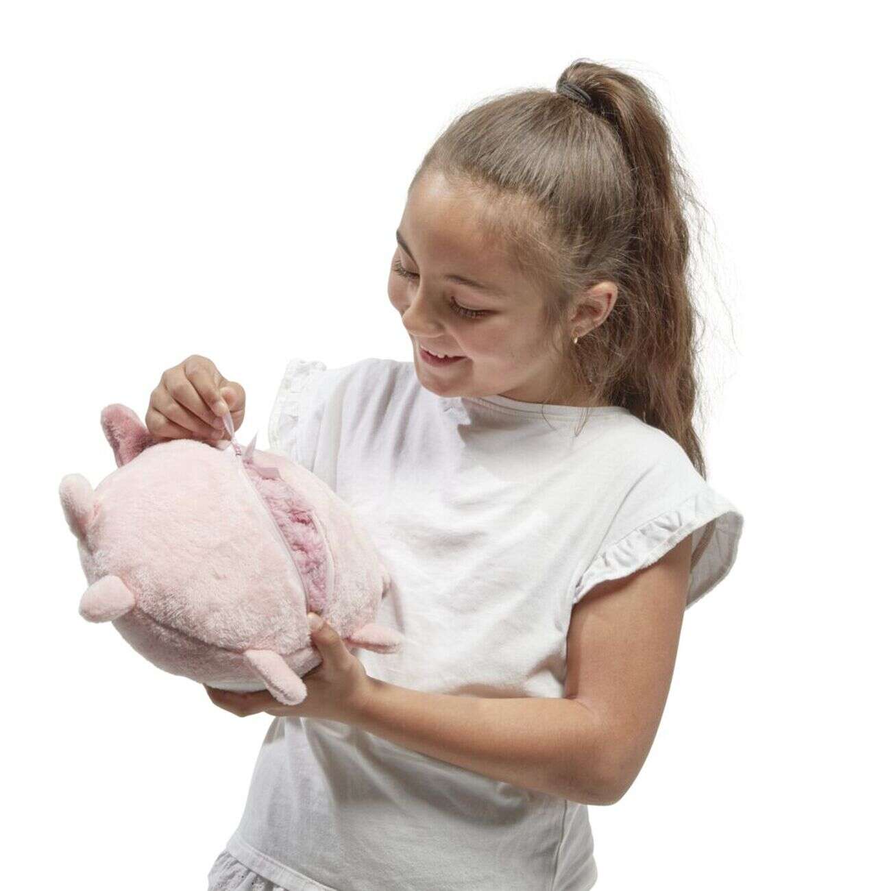 Peluche sweat à capuche 2en1 - 3 modèles