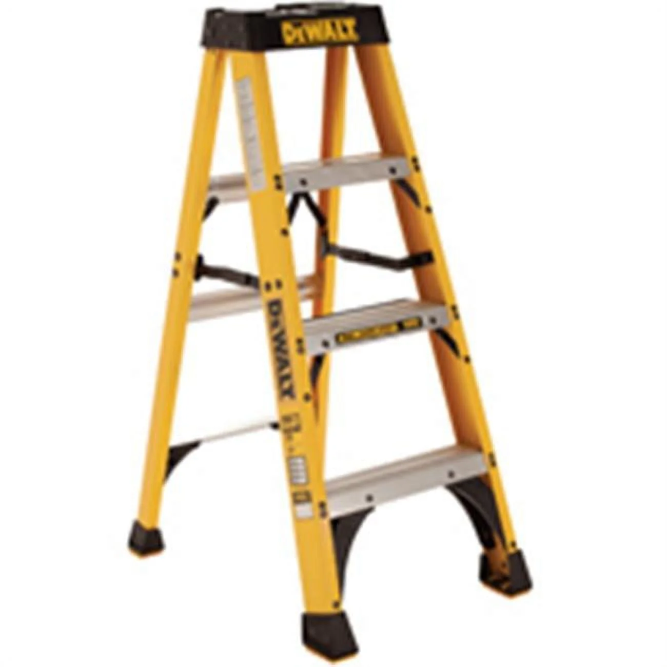 4 foot Fiberglass Step Ladder, Type Ia, 300 pound Load Capacity, Dxl3010 04