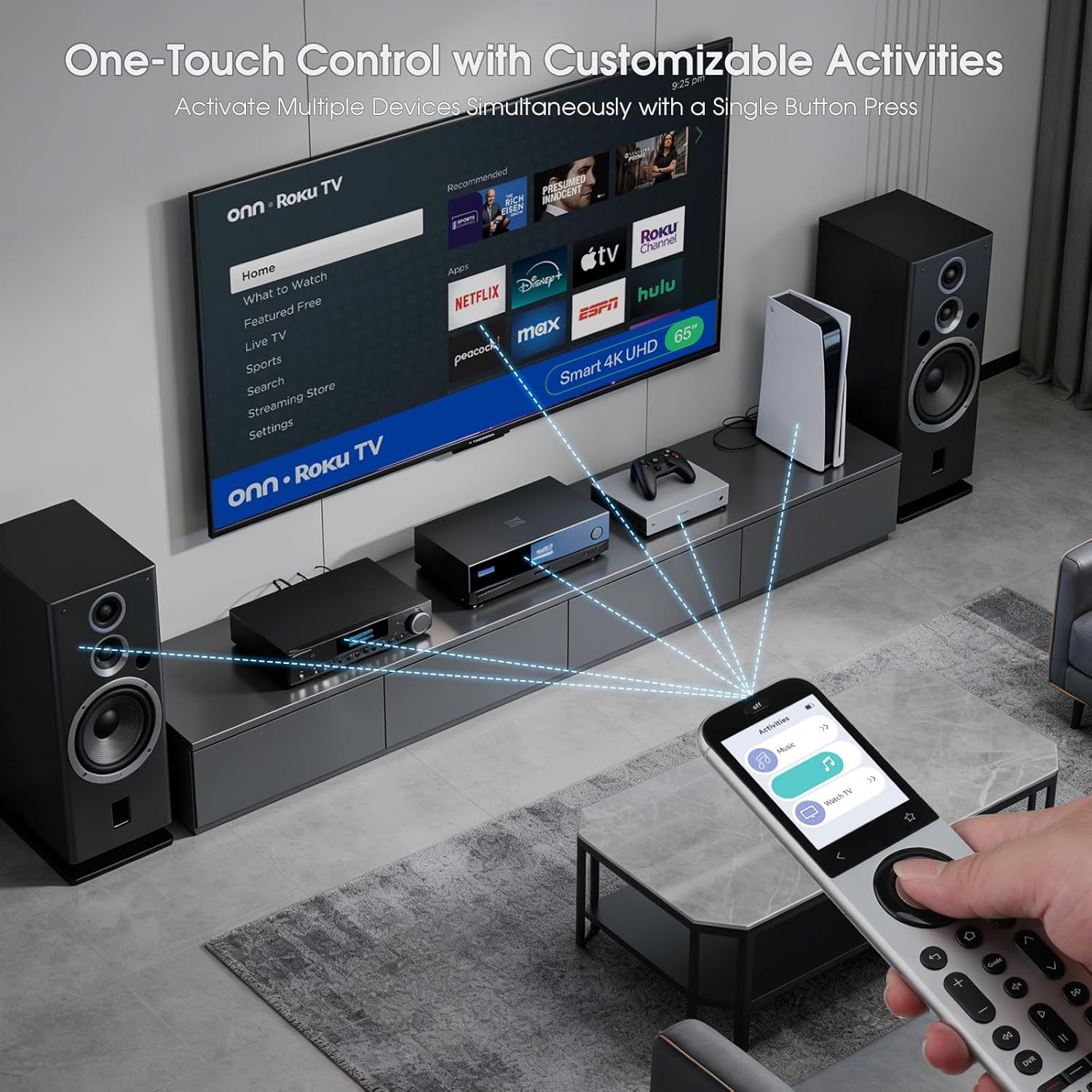 SofaBaton X2 Universal Remote with Touchscreen  All in One Universal Remote Control with Powerful Hub  One-Touch Activities  Custom APP  Compatible with Alexa&Google Assistant&Home Assistant