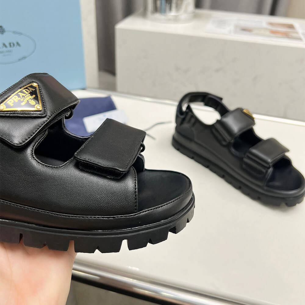 PRADA Nappa leather sandals