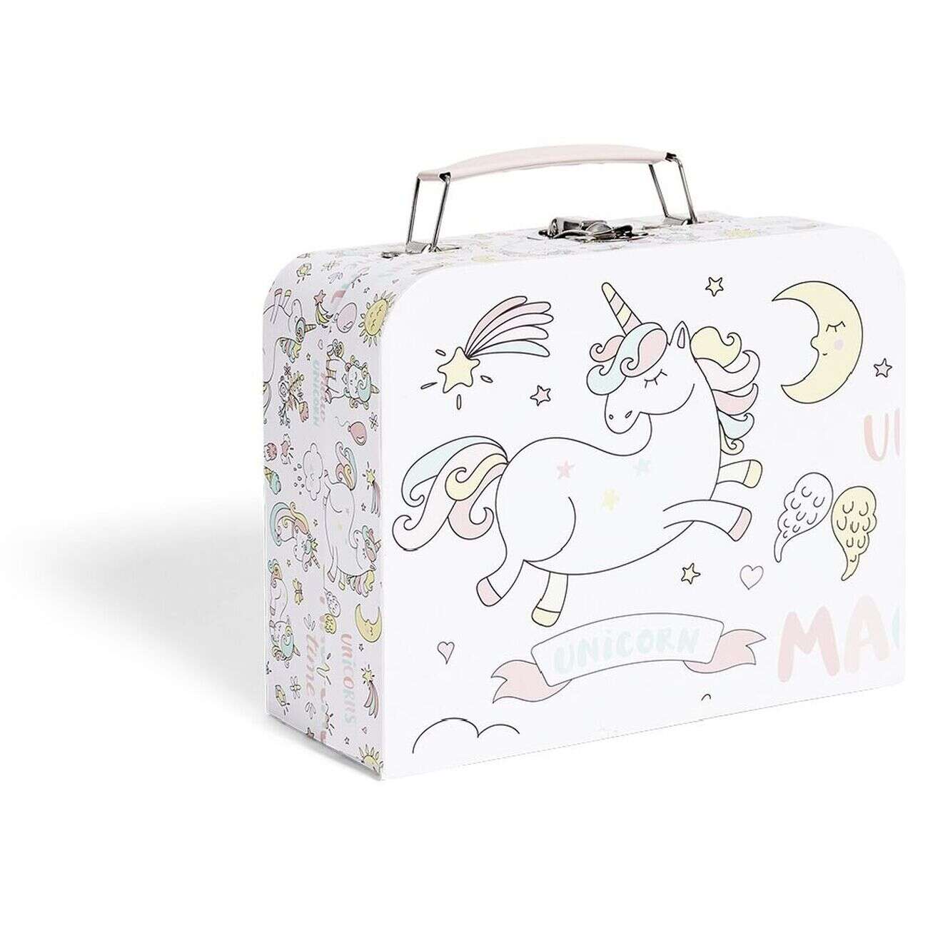 Mallette de transport enfant 20xH8,5x15,5cm - 2 modèles