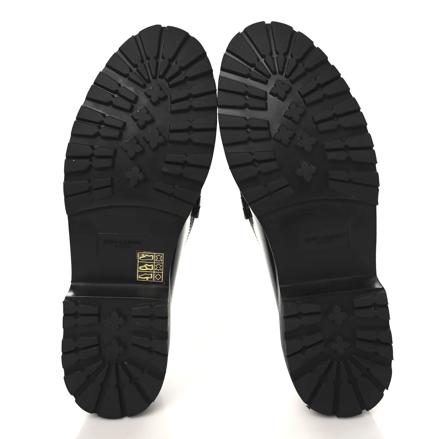 Glazed Calfskin Le Loafer 15 Penny Slippers 38.5 Black