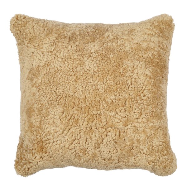 Pute new zealand saueskinn kort ull 40x40 cm honey