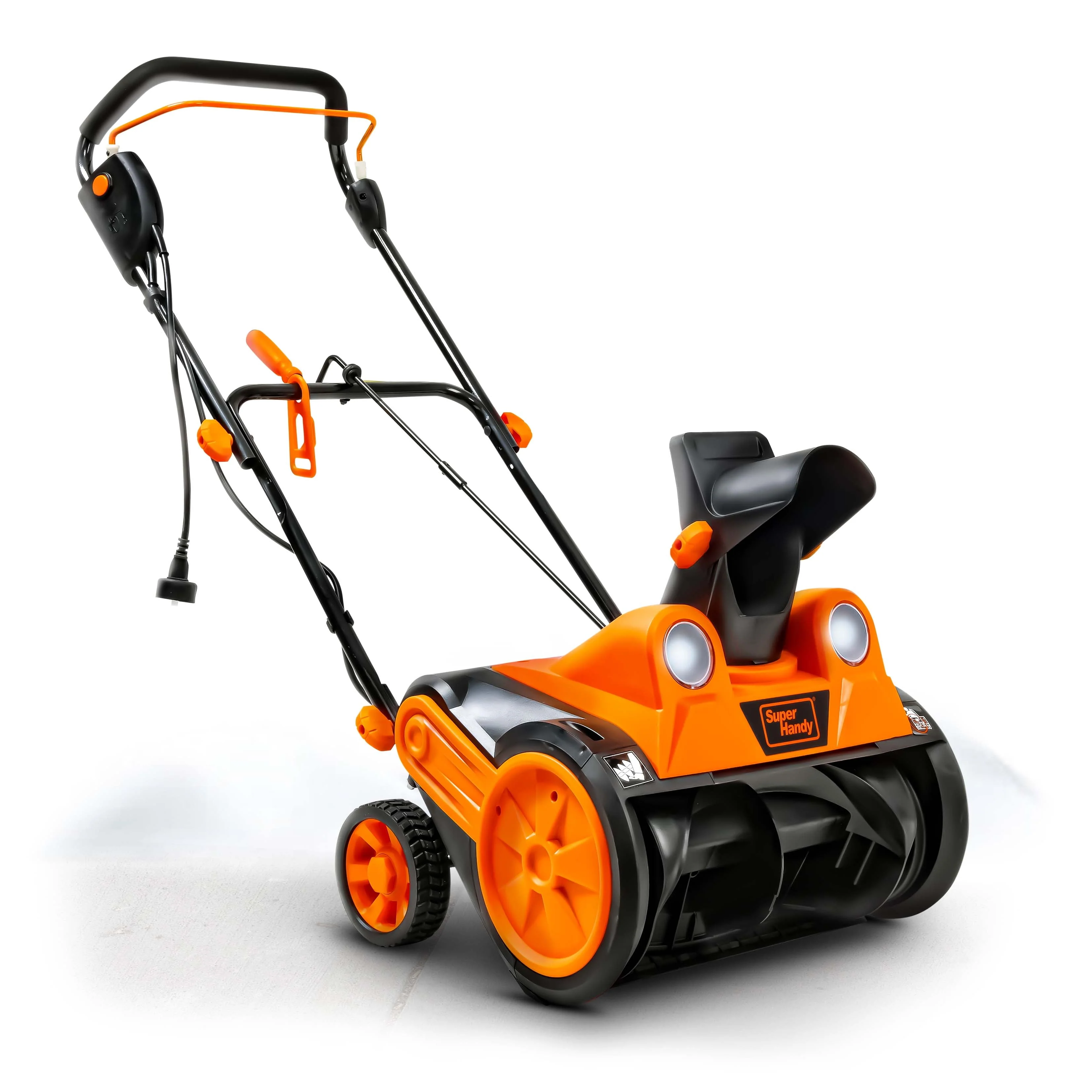 Electric Snow Blower: 18x10 Inch Path, 720 lbs/min, 25ft Throw, LED Lights Corded AC 120V 15A for Driveways, Paths, and Yards