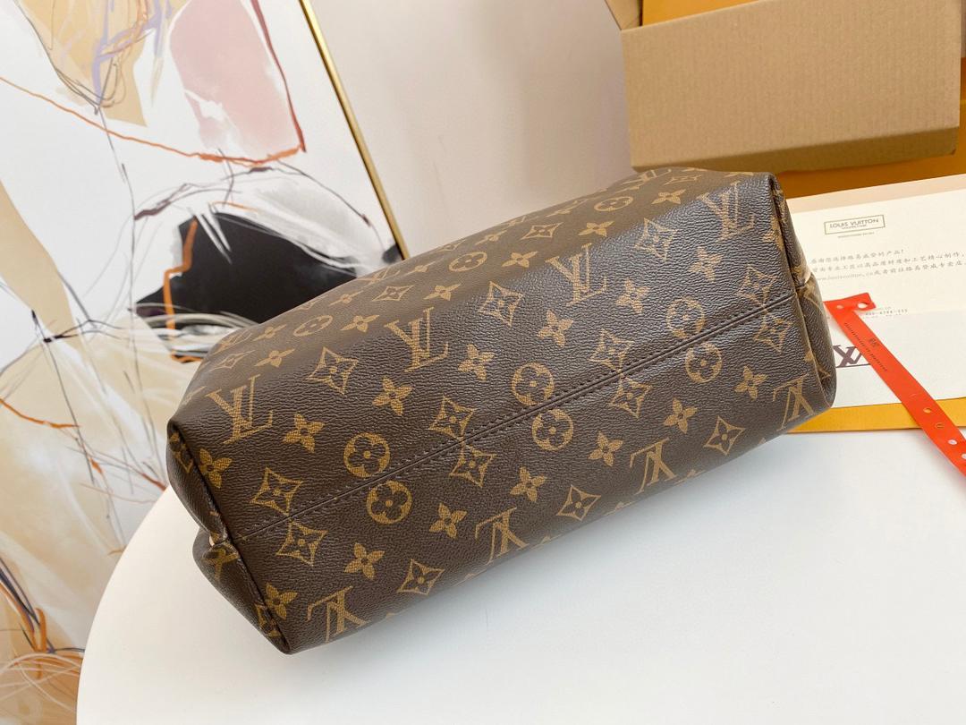 Louis Turenne MM Monogram Canvas For Women, Women??s Handbags, Shoulder Bags 15in/38cm LV M48814