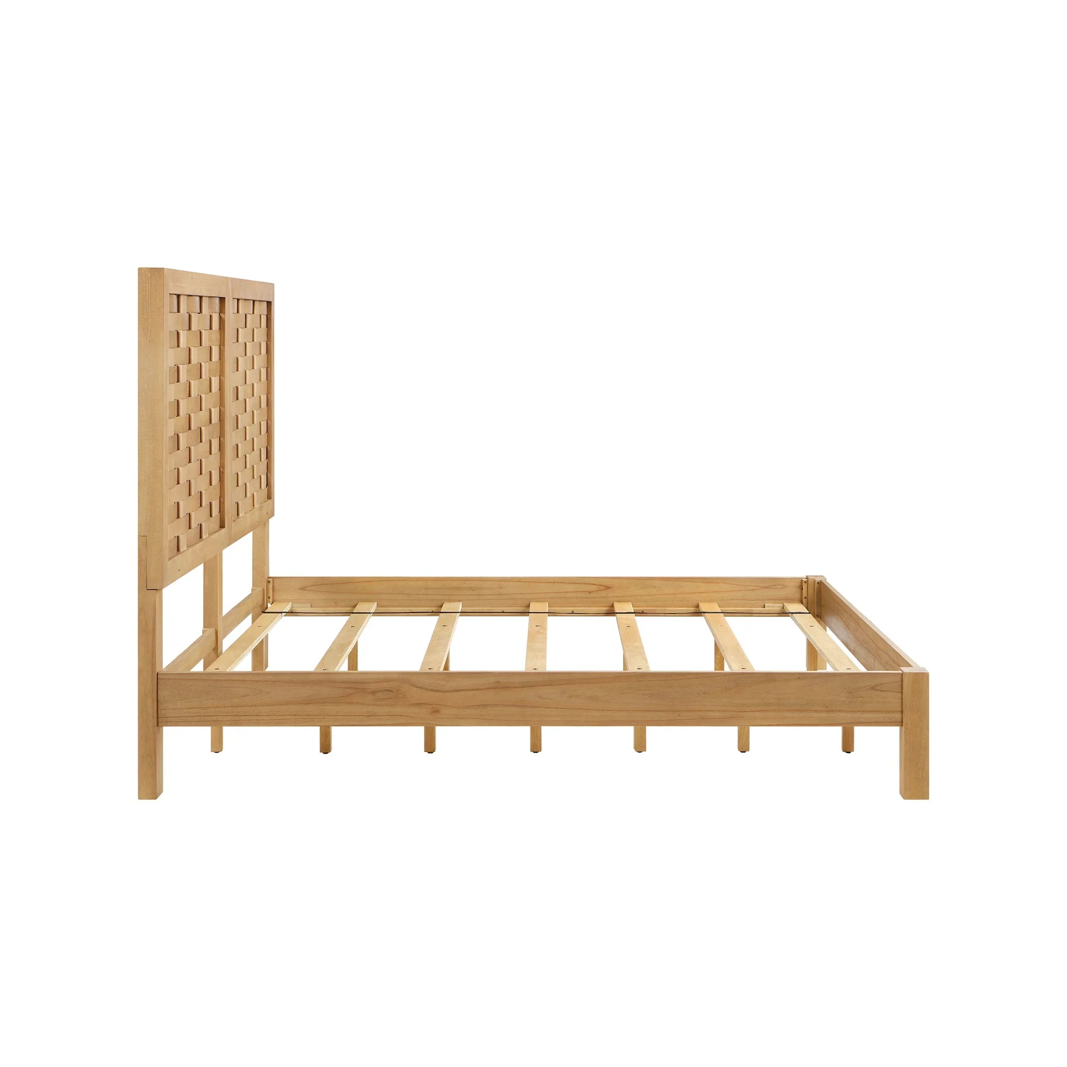 Better Homes & Gardens Bristol Queen Woven Bed, Natural Oak finish, by Dave & Jenny Marrs