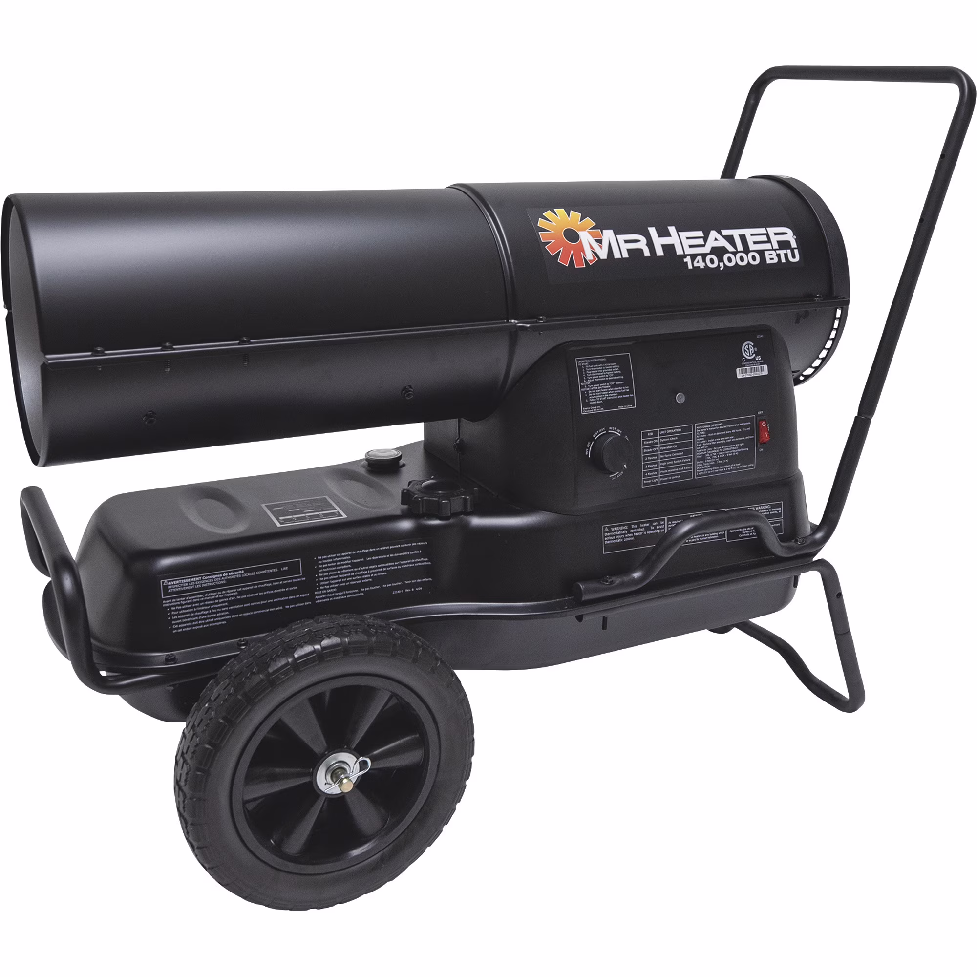140,000 BTU Forced Air Kerosene Heater