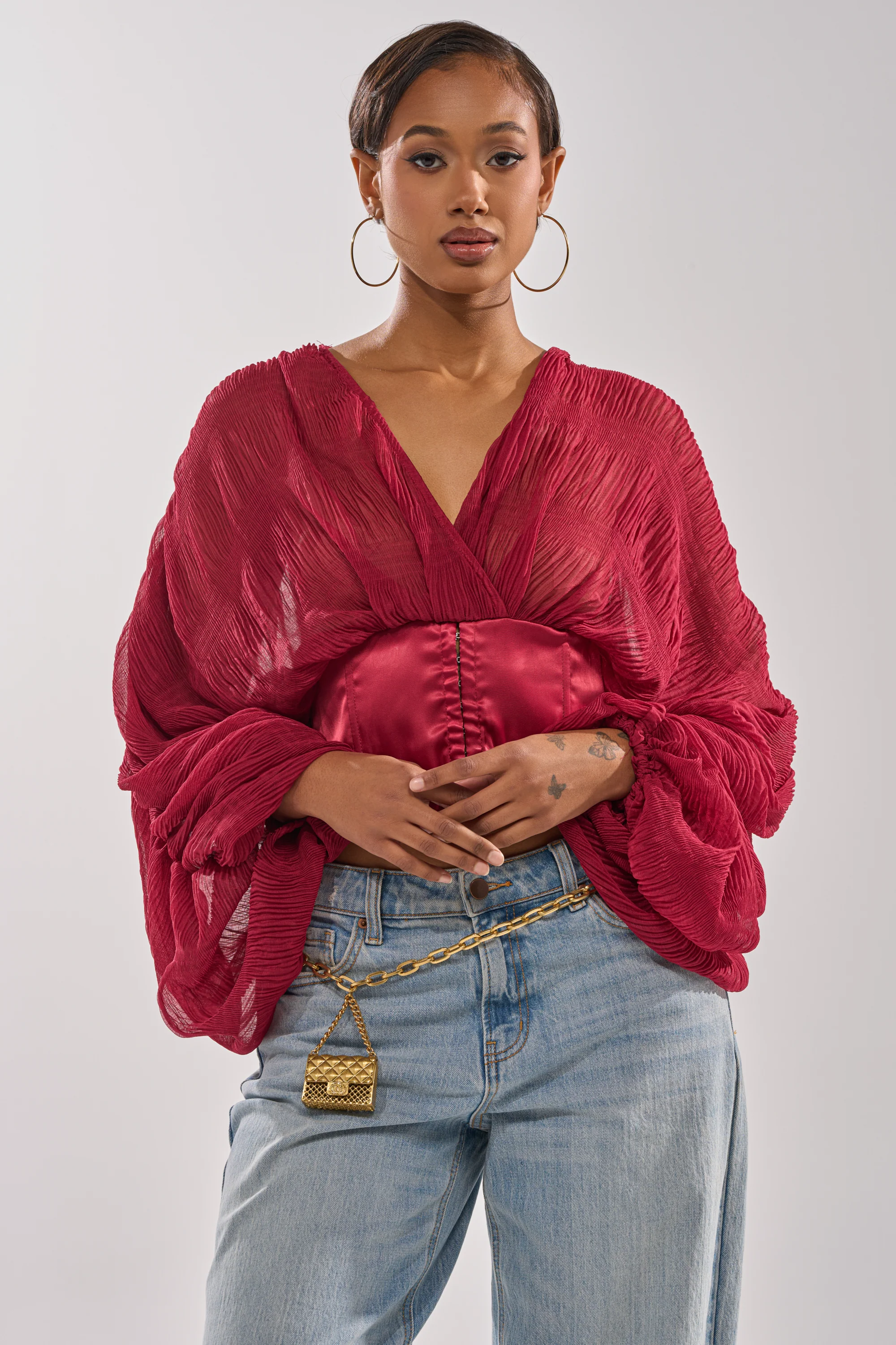 GIRLY PLZ BLOUSE - Akira Store