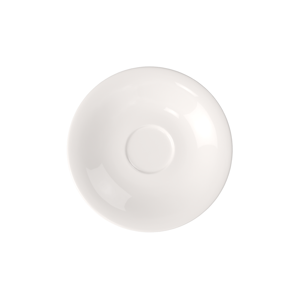 New Cottage Coffee cup saucer - White, 6.6'', Premium Porcelain